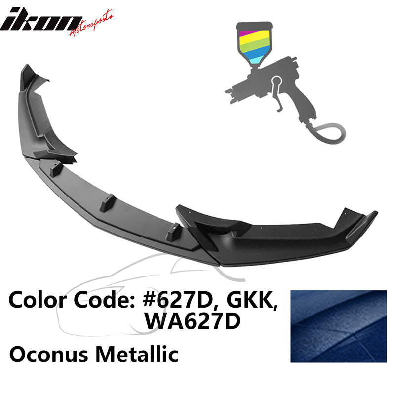 2020-2024 Cadillac CT5 Painted Front Bumper Lip Chin Spoiler 3PC PP