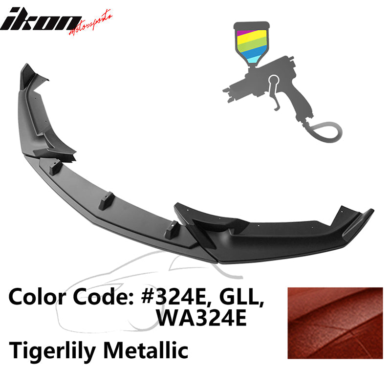 2020-2024 Cadillac CT5 Painted Front Bumper Lip Chin Spoiler 3PC PP