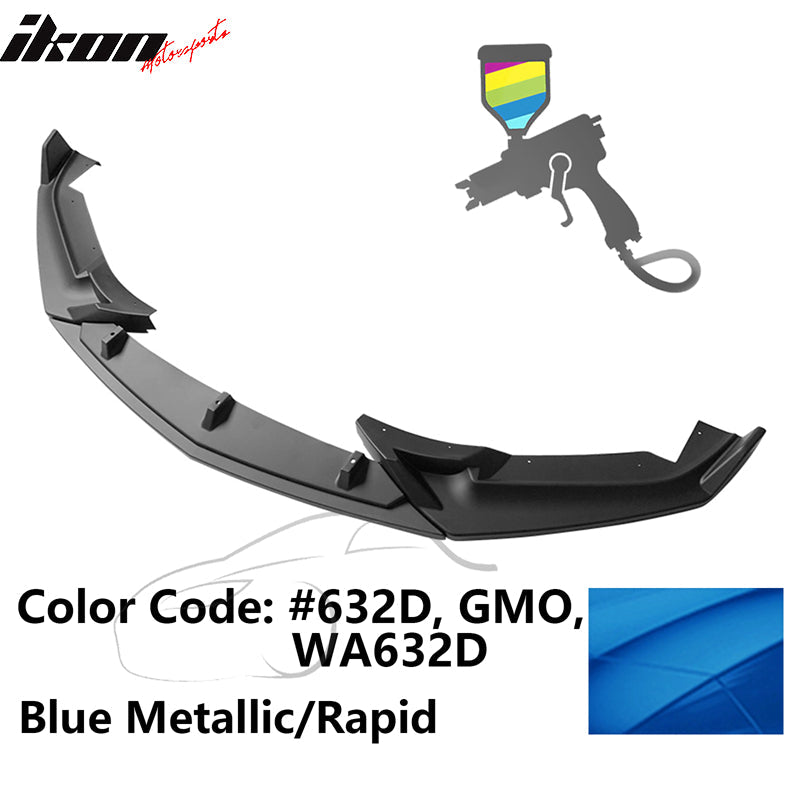 2020-2024 Cadillac CT5 Painted Front Bumper Lip Chin Spoiler 3PC PP