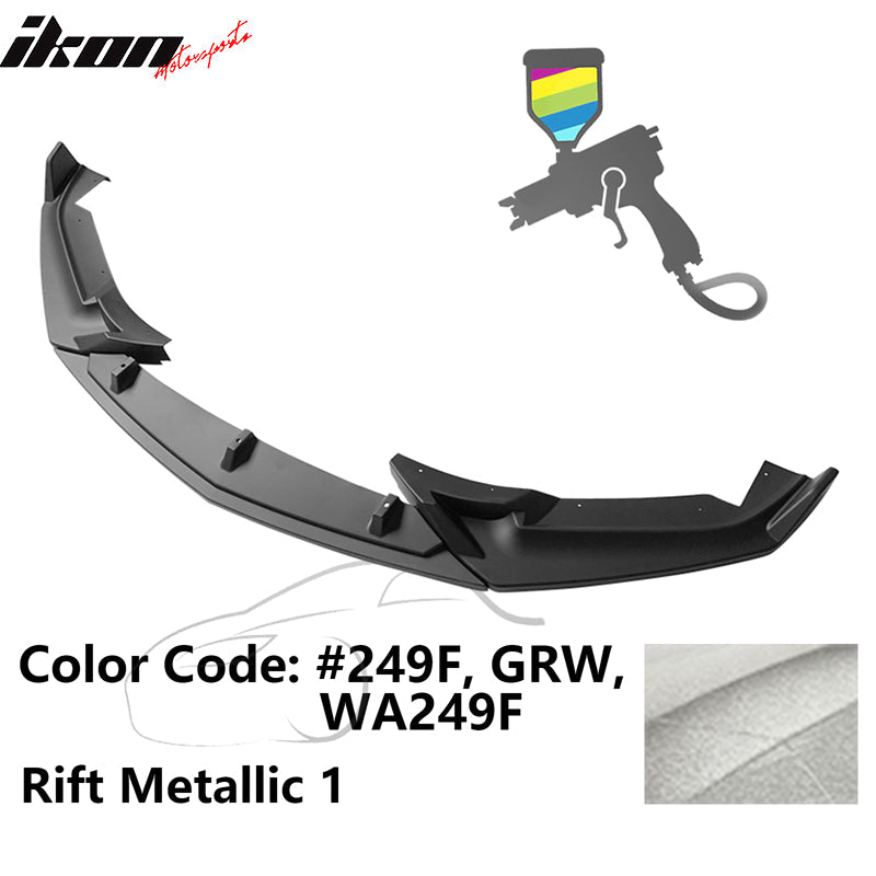 2020-2024 Cadillac CT5 Painted Front Bumper Lip Chin Spoiler 3PC PP