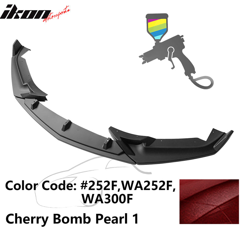 2020-2024 Cadillac CT5 Painted Front Bumper Lip Chin Spoiler 3PC PP