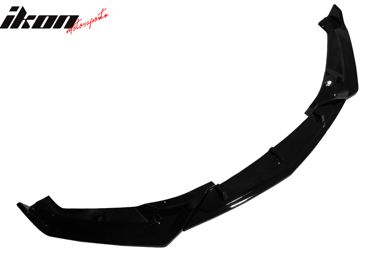 2025 Cadillac CT5 Luxury Gloss Black 3PCS Front Bumper Lip Spoiler PP