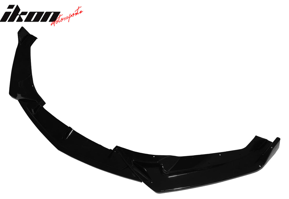 2025 Cadillac CT5 Luxury Gloss Black 3PCS Front Bumper Lip Spoiler PP
