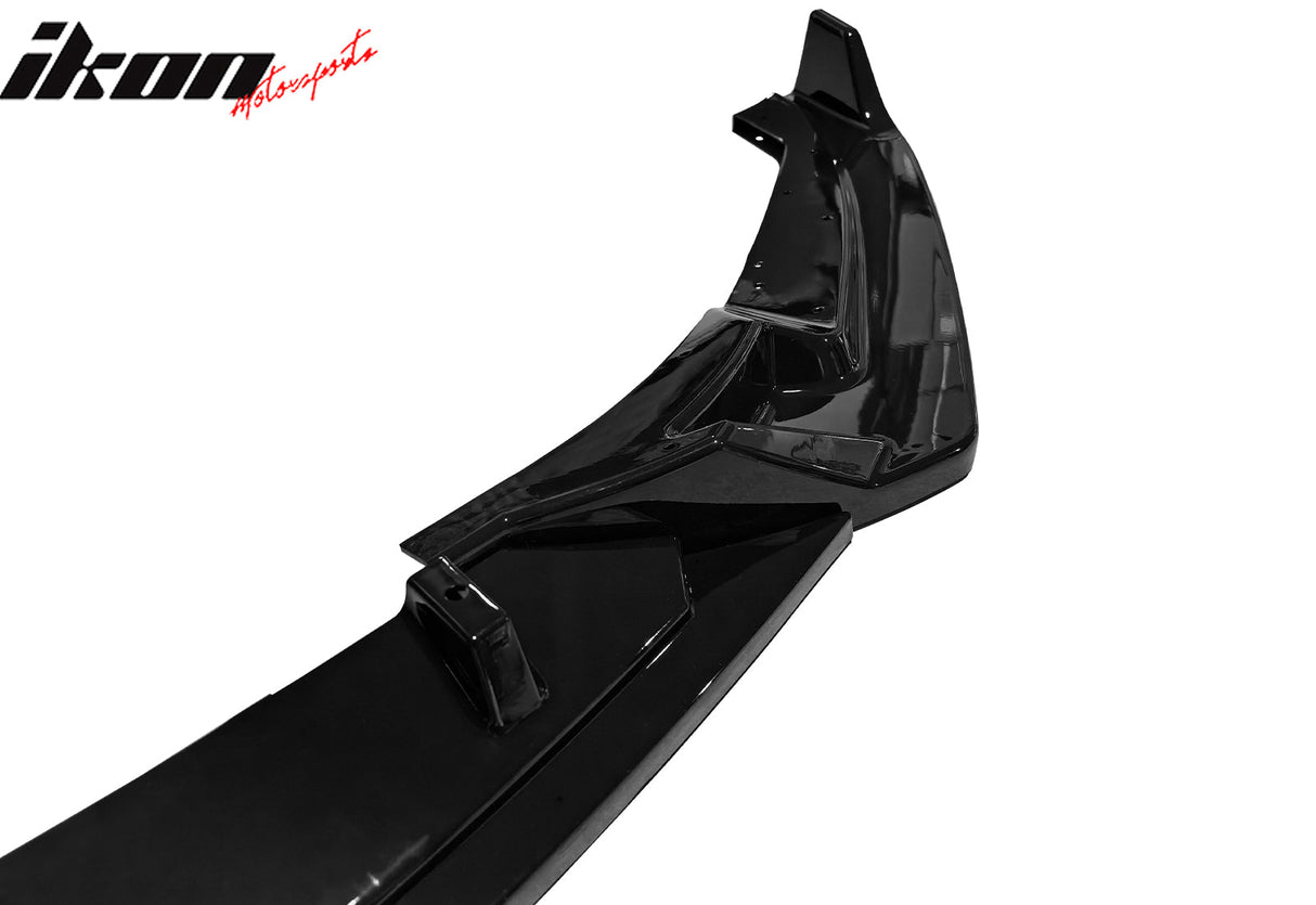 2025 Cadillac CT5 Luxury Gloss Black 3PCS Front Bumper Lip Spoiler PP