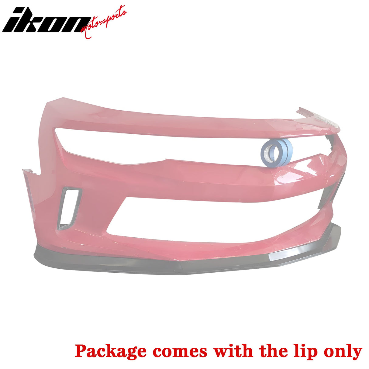 2016-2018 Chevrolet Camaro MDA Style Unpainted Black Front Bumper Lip