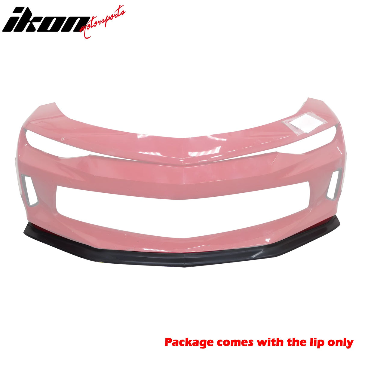 2016-2018 Chevrolet Camaro SLP Style Unpainted Black Front Bumper Lip