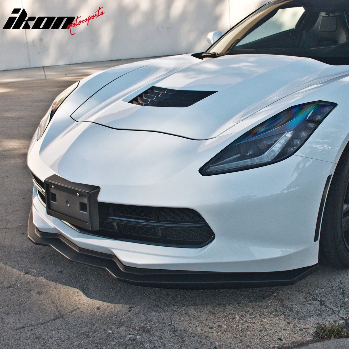 2014-19 Chevrolet Corvette Unpainted Front Lip Splitter Spoiler Kit PU