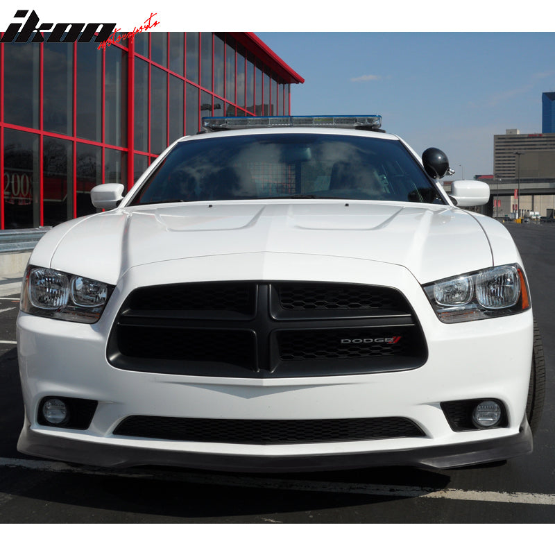 2011-2014 Dodge Charger RA Style Unpainted Front Bumper Lip Spoiler PU