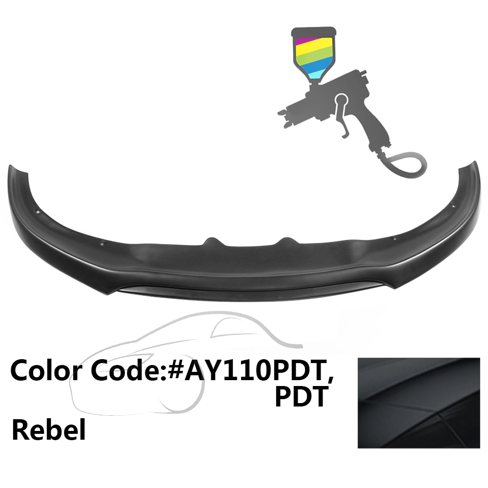 2015-2023 Dodge Charger Front Bumper Lip IKON V2 Style PP