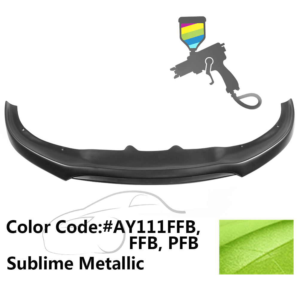 2015-2023 Dodge Charger Front Bumper Lip IKON V2 Style PP