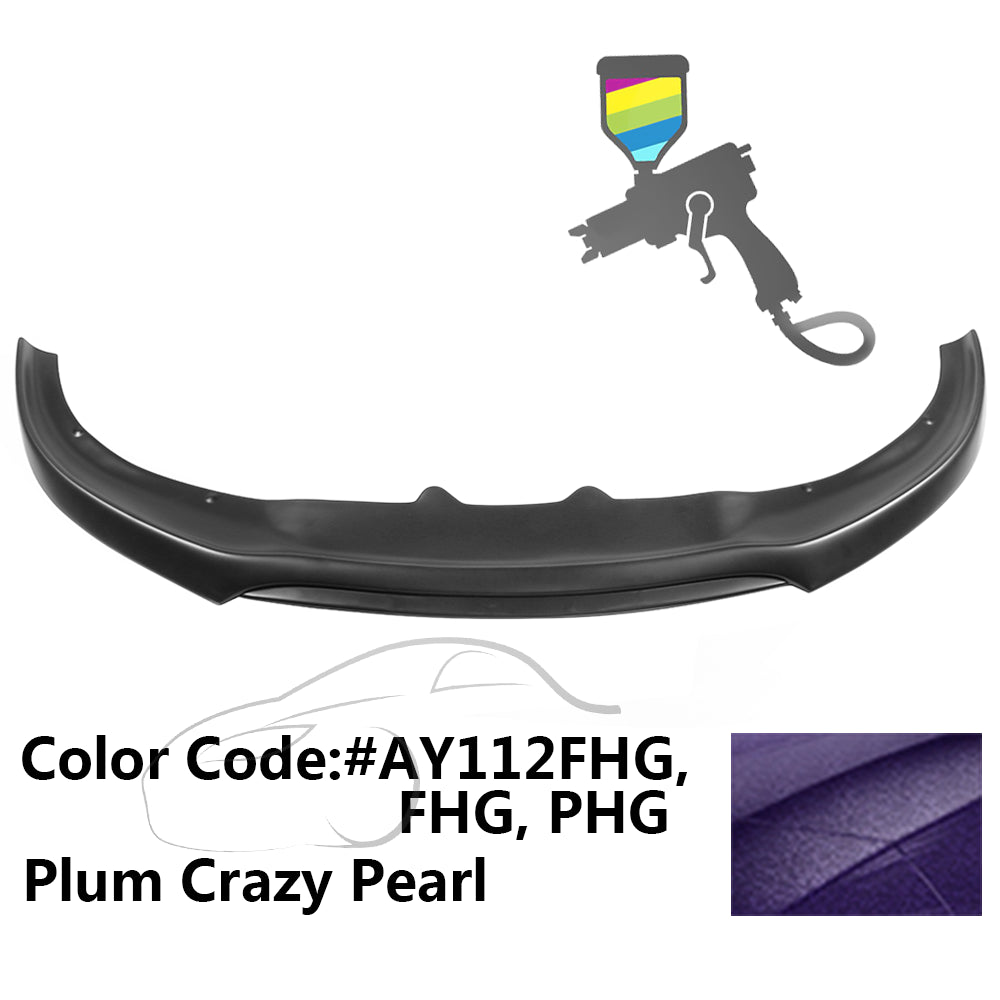 2015-2023 Dodge Charger Front Bumper Lip IKON V2 Style PP