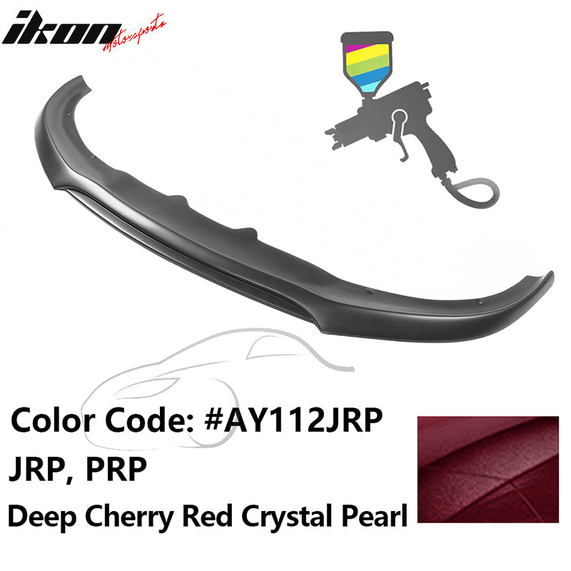 2015-2023 Dodge Charger Front Bumper Lip IKON V2 Style PP