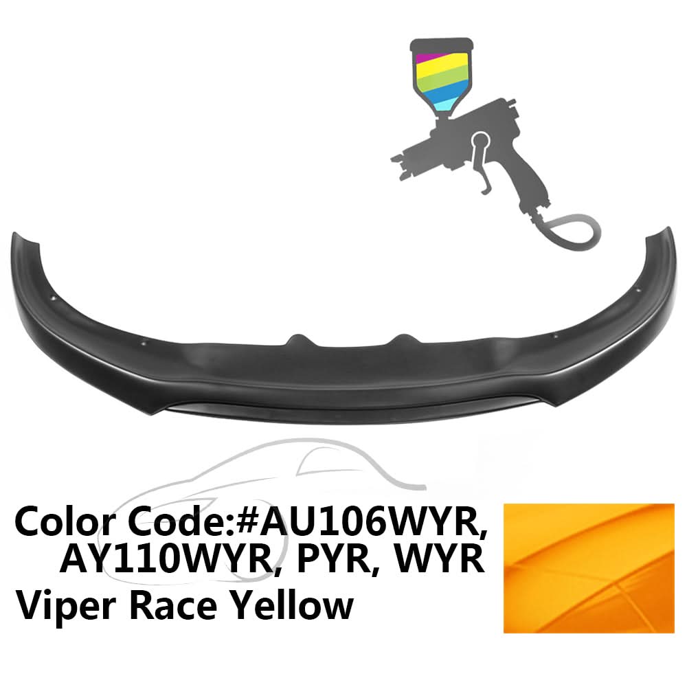 2015-2023 Dodge Charger Front Bumper Lip IKON V2 Style PP