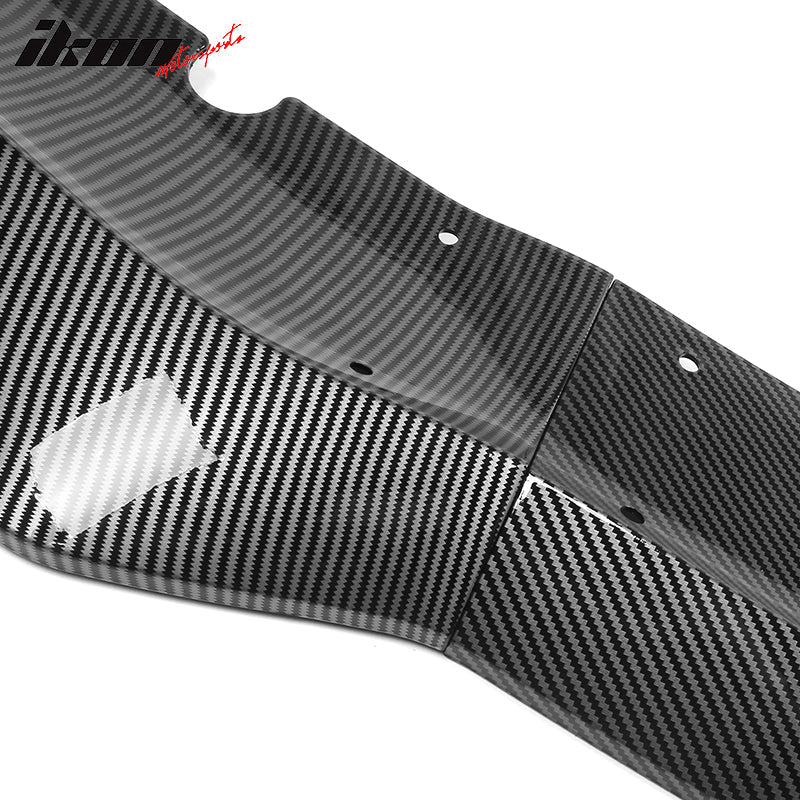 2015-2023 Dodge Charger IKON V3 Style Front Bumper Lip ABS