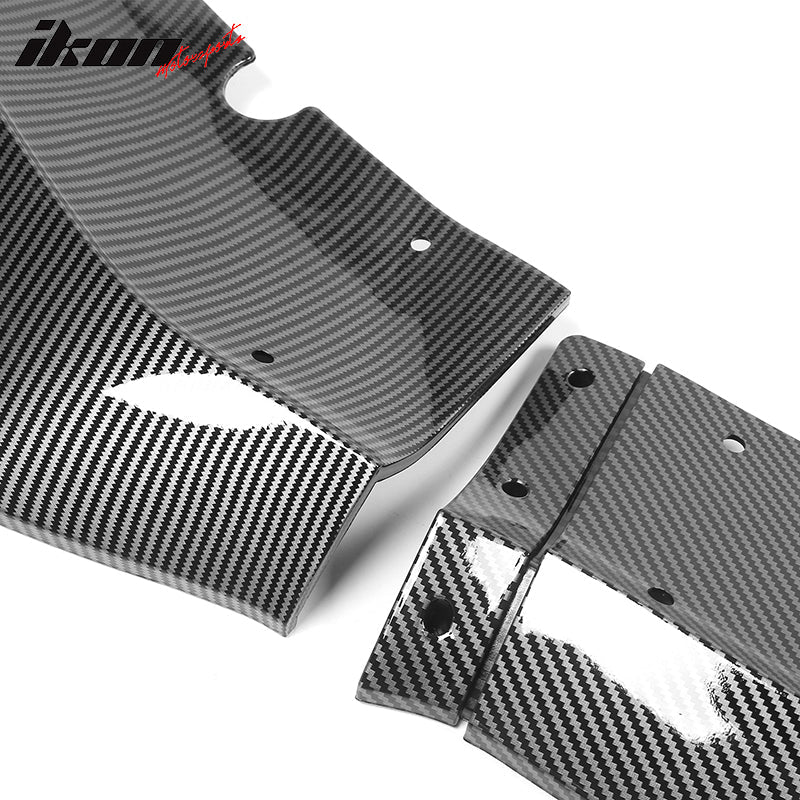 2015-2023 Dodge Charger IKON V3 Style Front Bumper Lip ABS