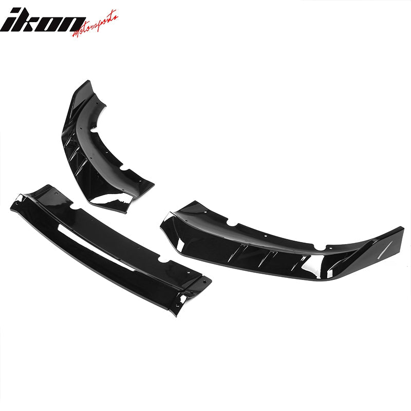 2015-2023 Dodge Charger IKON V3 Style Front Bumper Lip ABS