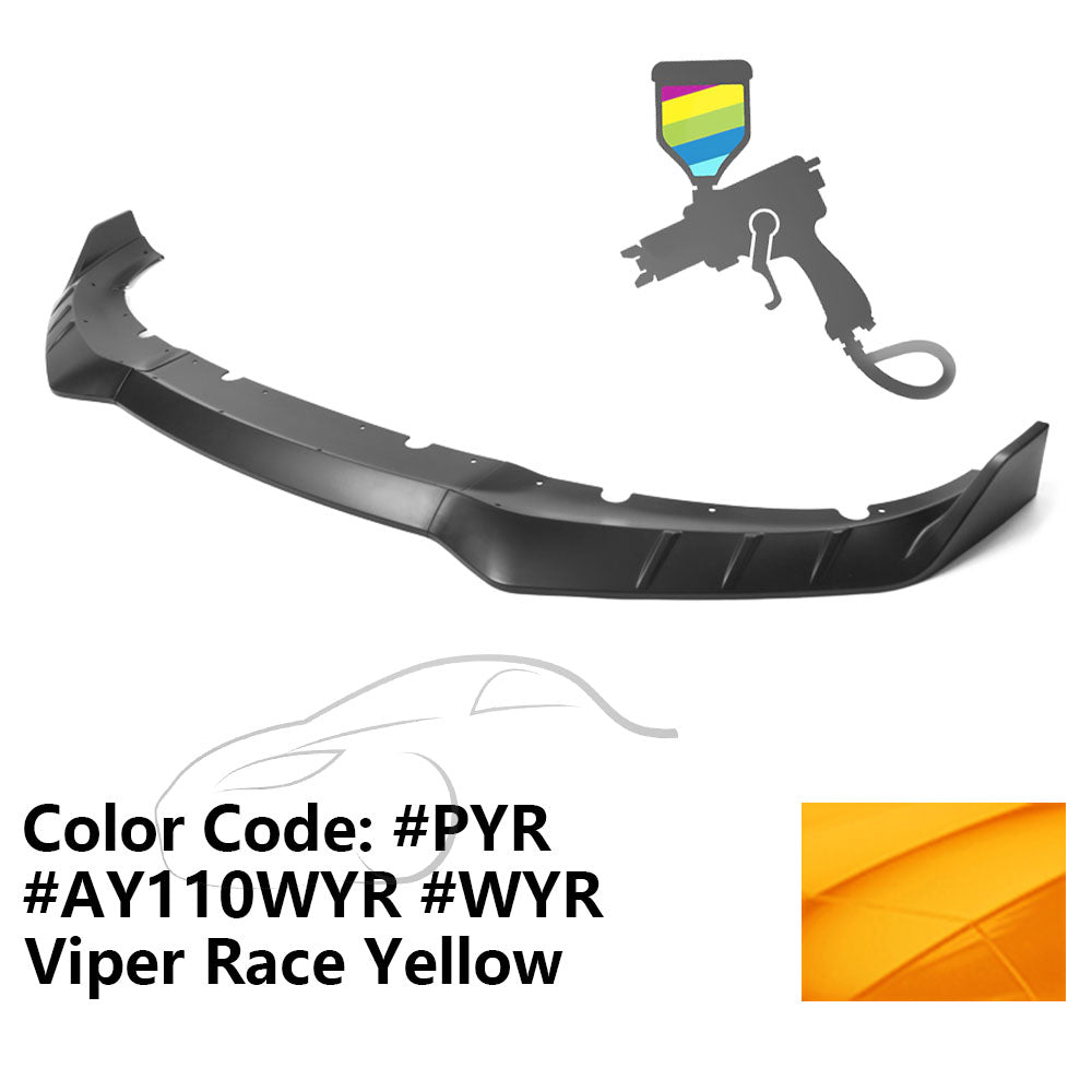 2015-2023 Dodge Charger IKON V3 Style Front Bumper Lip ABS