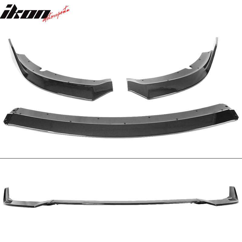 2015-2023 Dodge Charger SRT V1 Style Front Bumper Lip 3PCS ABS