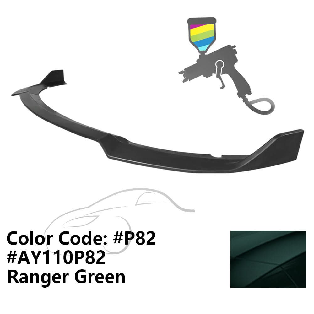 2015-2023 Dodge Charger SRT V1 Style Front Bumper Lip 3PCS ABS