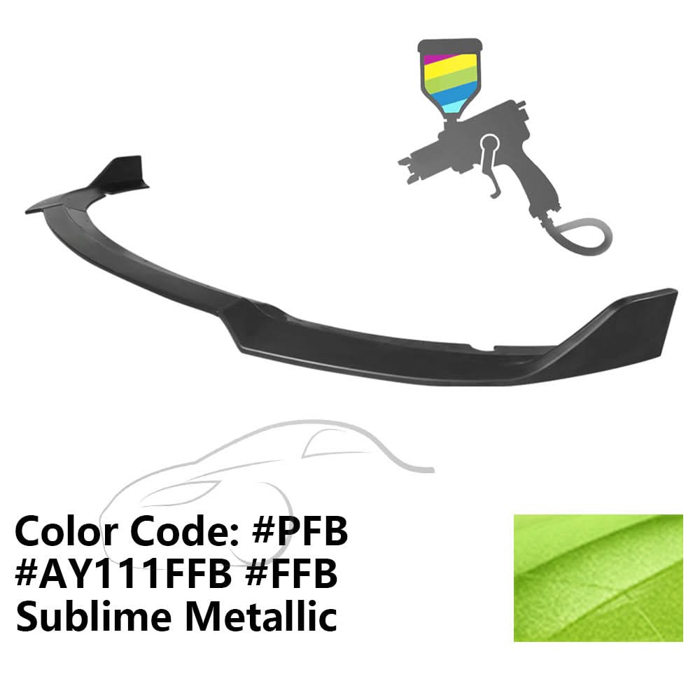 2015-2023 Dodge Charger SRT V1 Style Front Bumper Lip 3PCS ABS