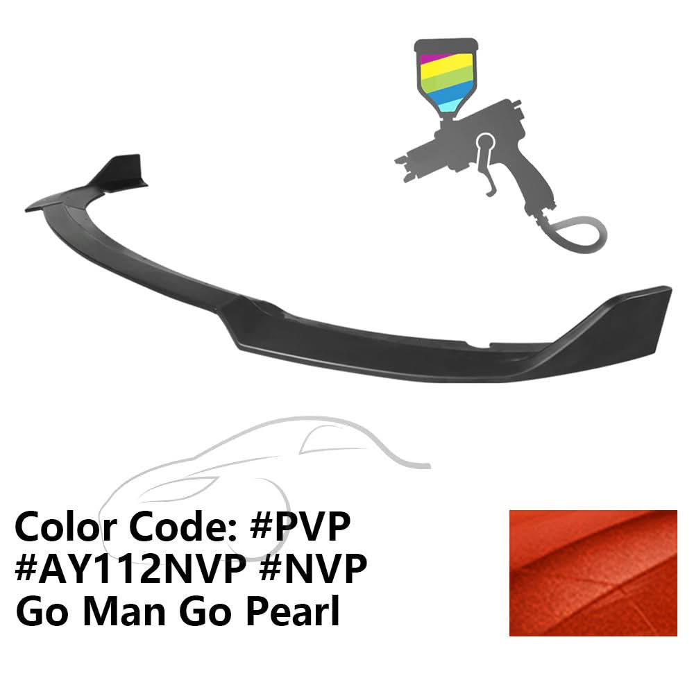 2015-2023 Dodge Charger SRT V1 Style Front Bumper Lip 3PCS ABS