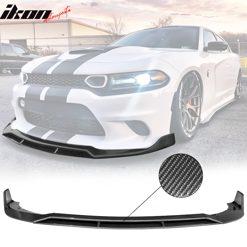 2015-2023 Dodge Charger SRT Front Lip V2 Style Lip Spoiler ABS 4PCS