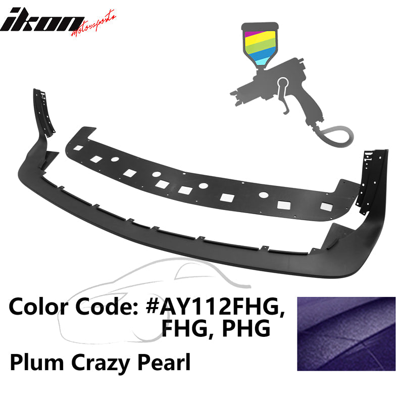 2018-2023 Dodge Challenger Demon Painted Front Bumper Lip PP