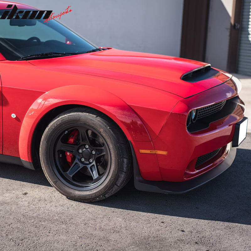 2018-2023 Dodge Challenger Demon Painted Front Bumper Lip PP
