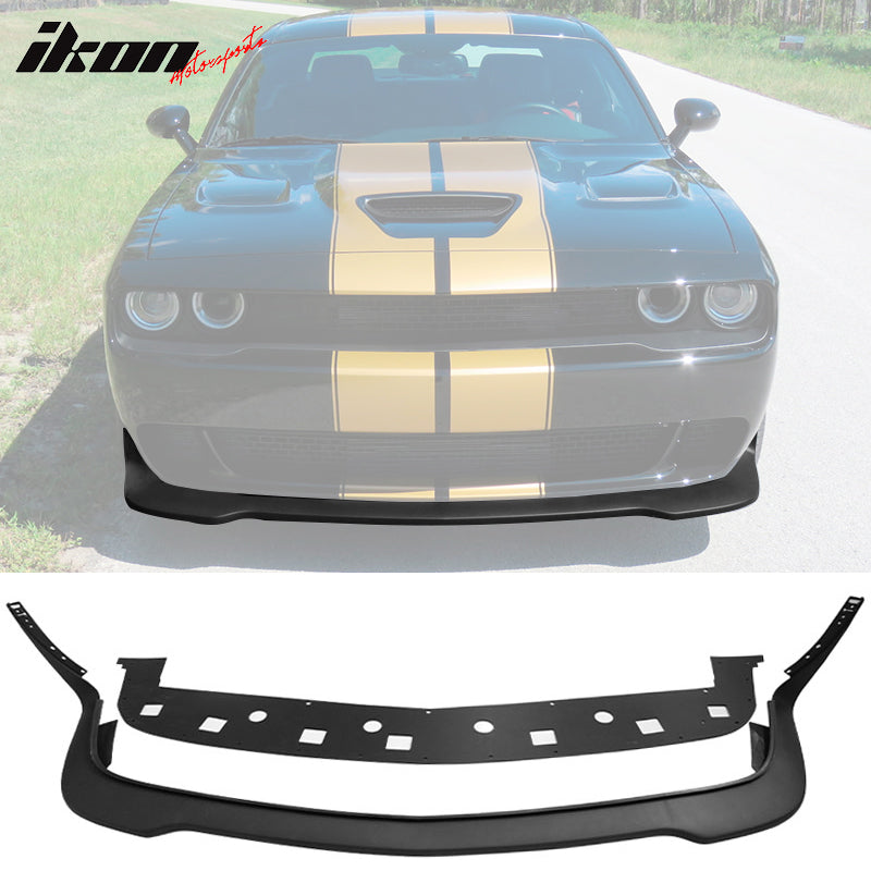 2015-2023 Dodge Challenger Hellcat Front Lip Spoiler Splitter PP