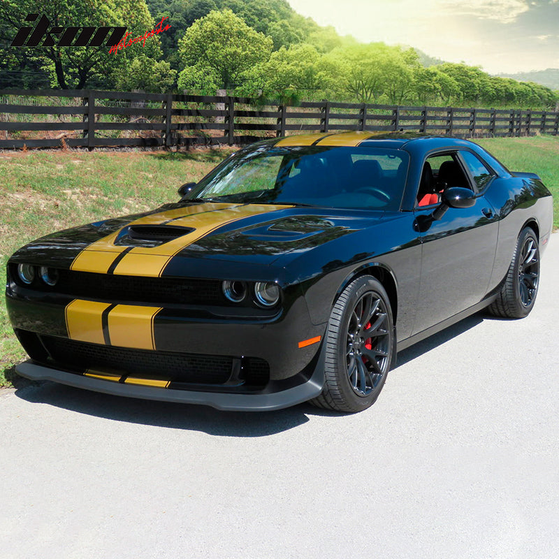 2015-2023 Dodge Challenger Hellcat Front Lip Spoiler Splitter PP
