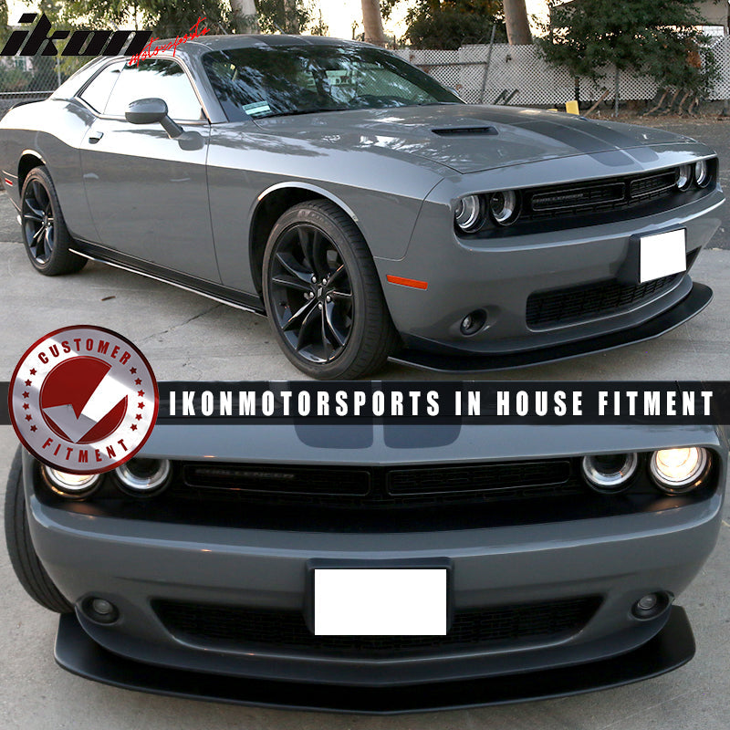 2015-2023 Dodge Challenger SXT Painted Front Bumper Lip Spoiler PP