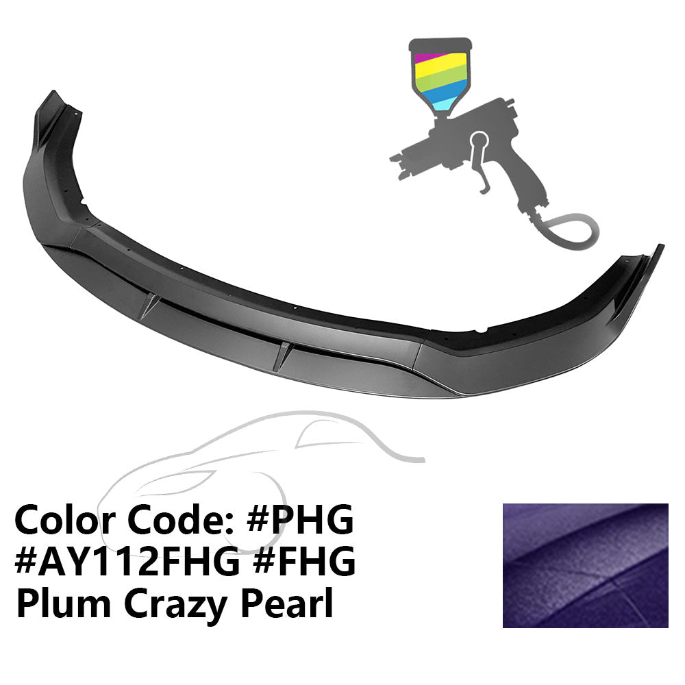 2020-2023 Dodge Charger Widebody IKON V2 Front Bumper Lip ABS 4PCS