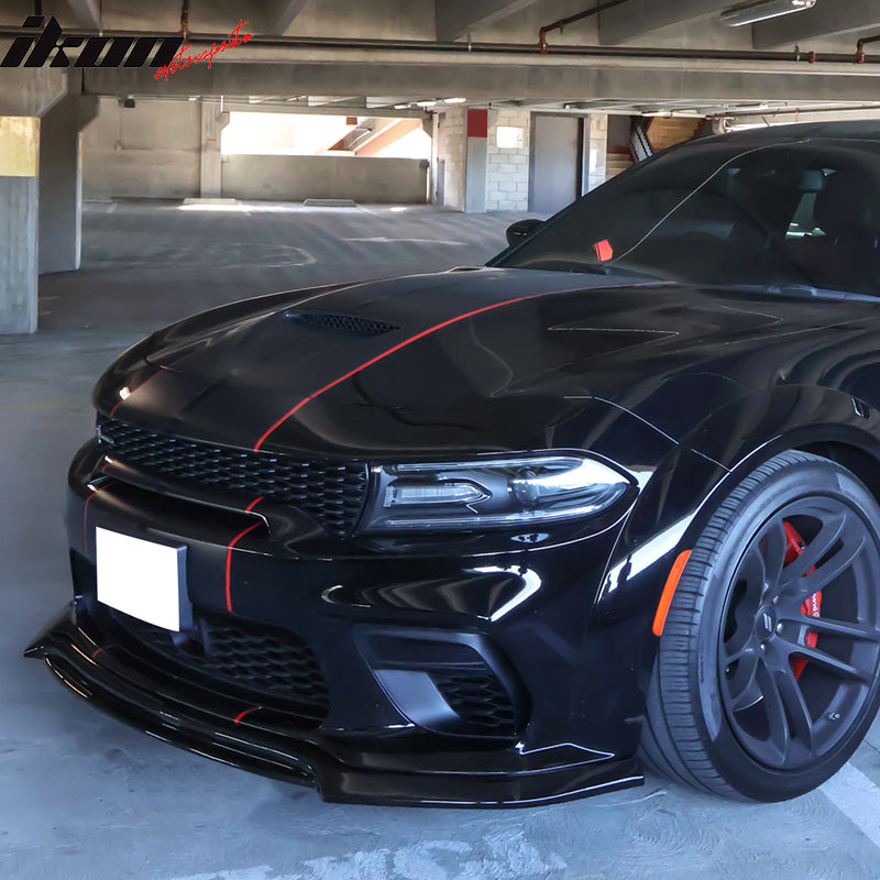 2020-2023 Dodge Charger Widebody V3 PP Front Bumper Lip