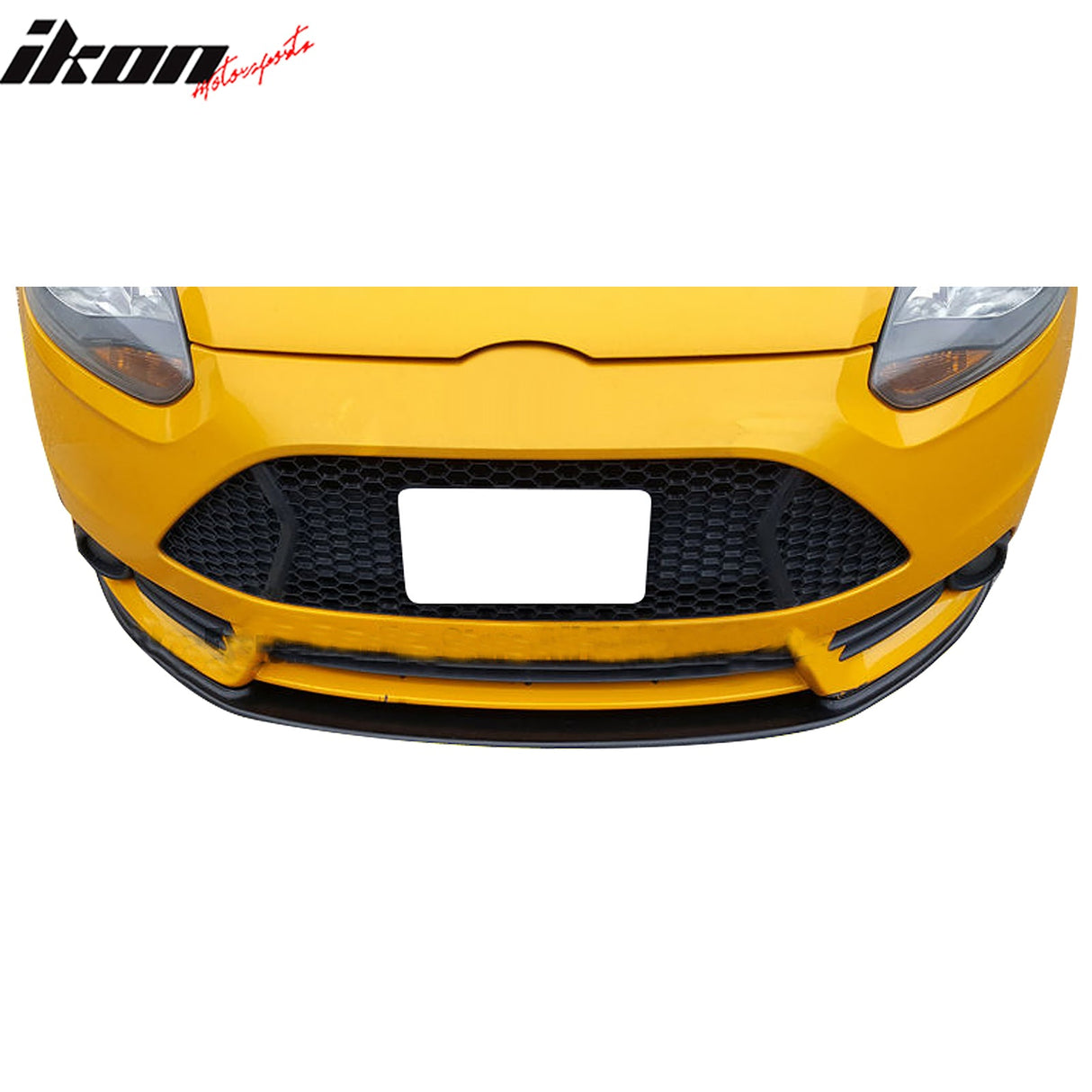 2013-2014 Ford Focus ST Splitter Style Unpainted Front Lip PU