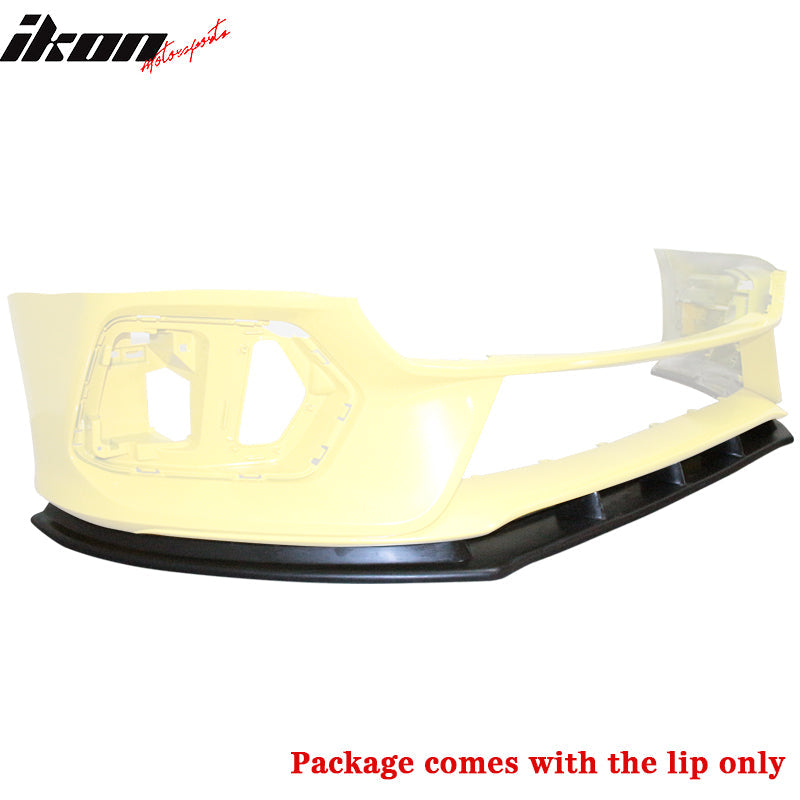 2016-2018 Ford Focus RS Unpainted Black Front Lip SplitterSpoiler PU