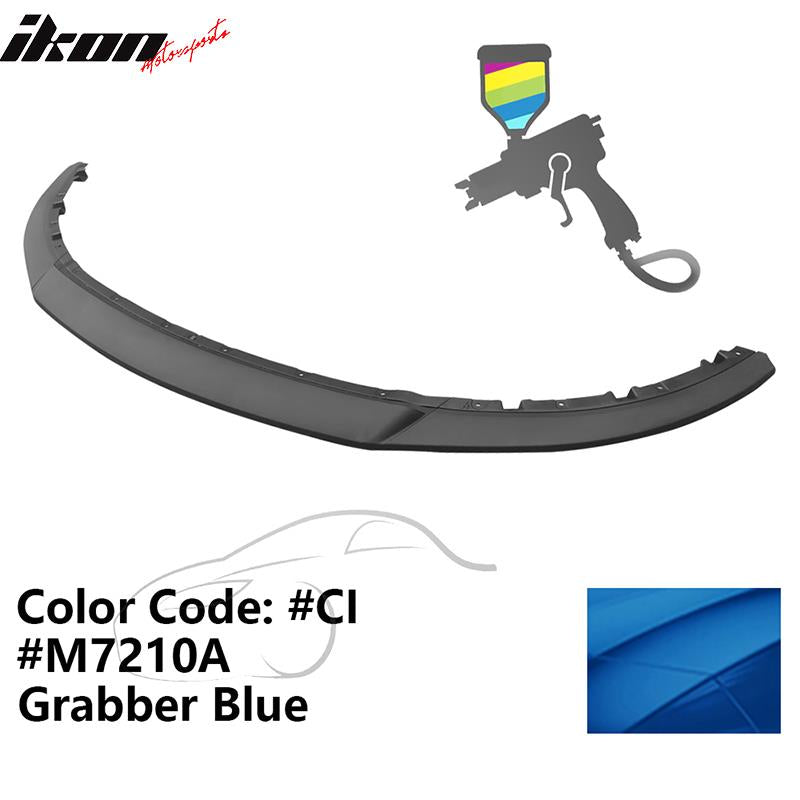 2013-2014 Mustang GT R Style Painted Front Bumper Lip Injection PP