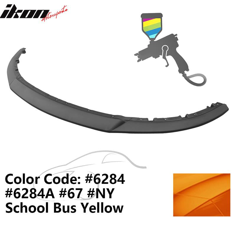 2013-2014 Mustang GT R Style Painted Front Bumper Lip Injection PP