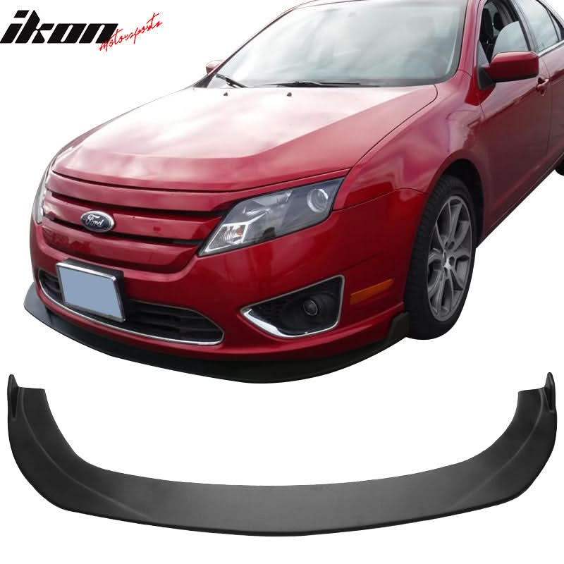 Universal IKON Style Unpainted Front Lip Splitter PP