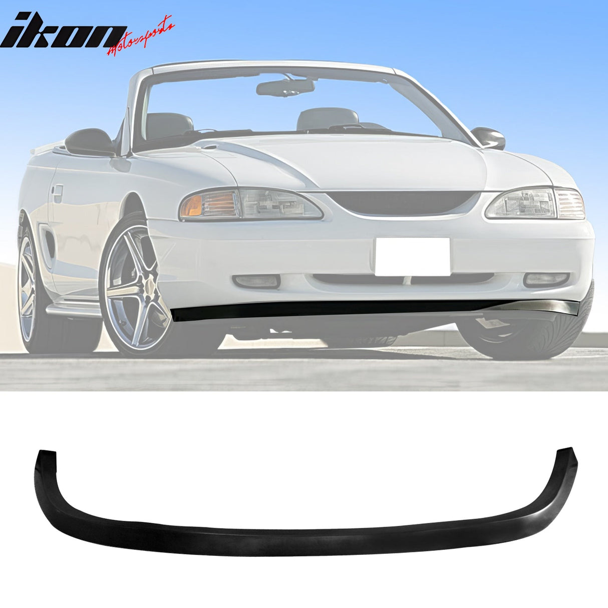 1999-2004 Ford Mustang Mach 2 Style Front Bumper Lip Lower Spoiler PU