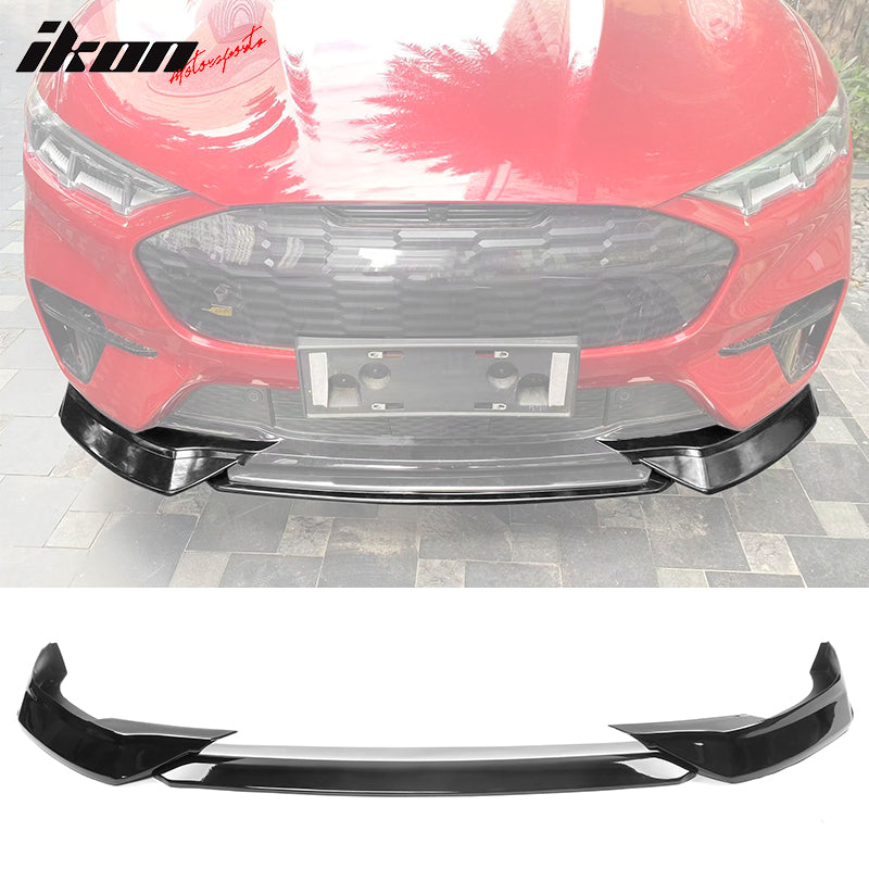 2021-2023 Ford Mustang Mach-E Front Bumper Lip Spoiler 3PC