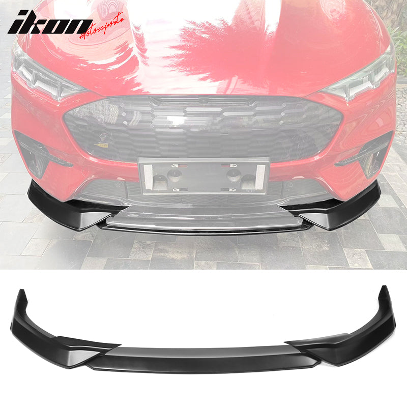 2021-2023 Ford Mustang Mach-E Front Bumper Lip Spoiler 3PC