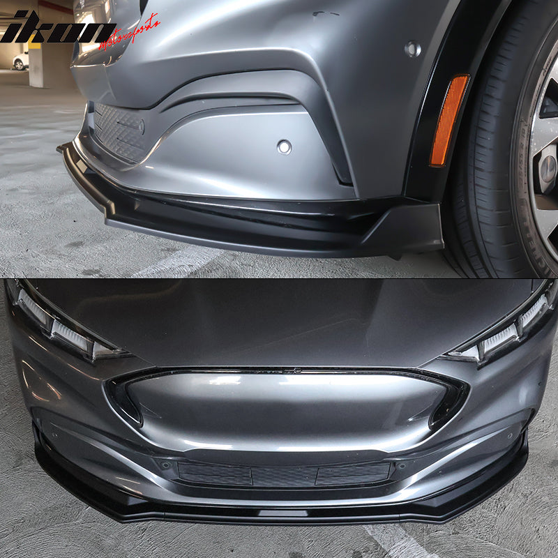 2021-2024 Ford Mustang Mach-E IKON 3PC Front Bumper Lip PP