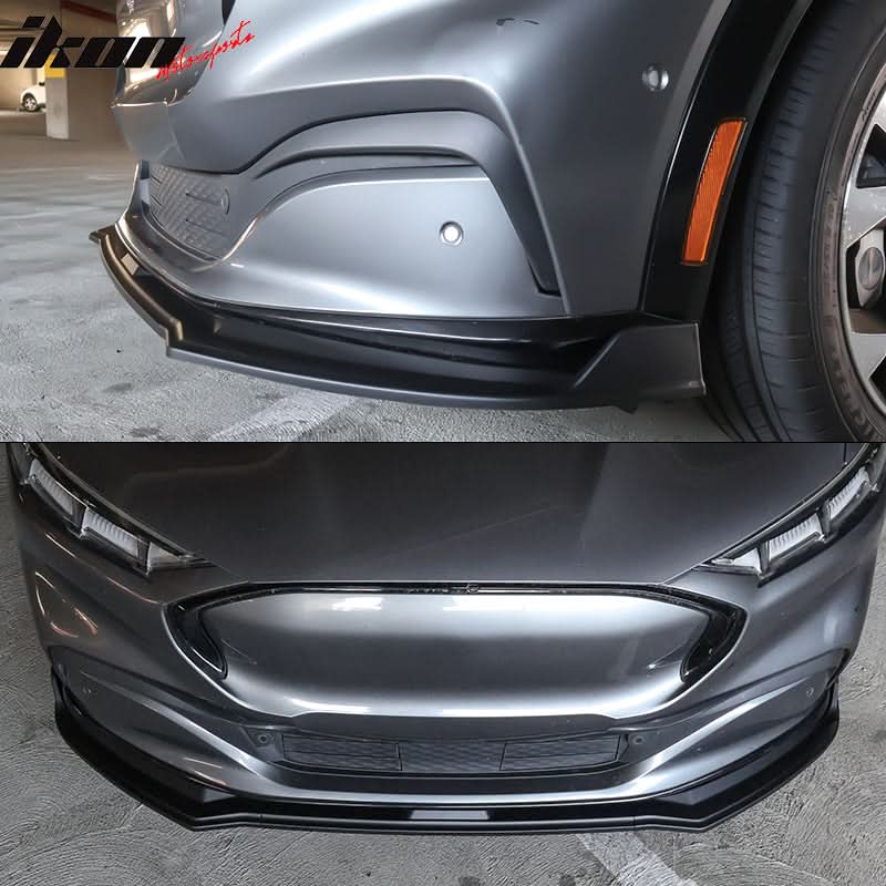 2021-2024 Ford Mustang Mach-E IKON 3PC Front Bumper Lip PP