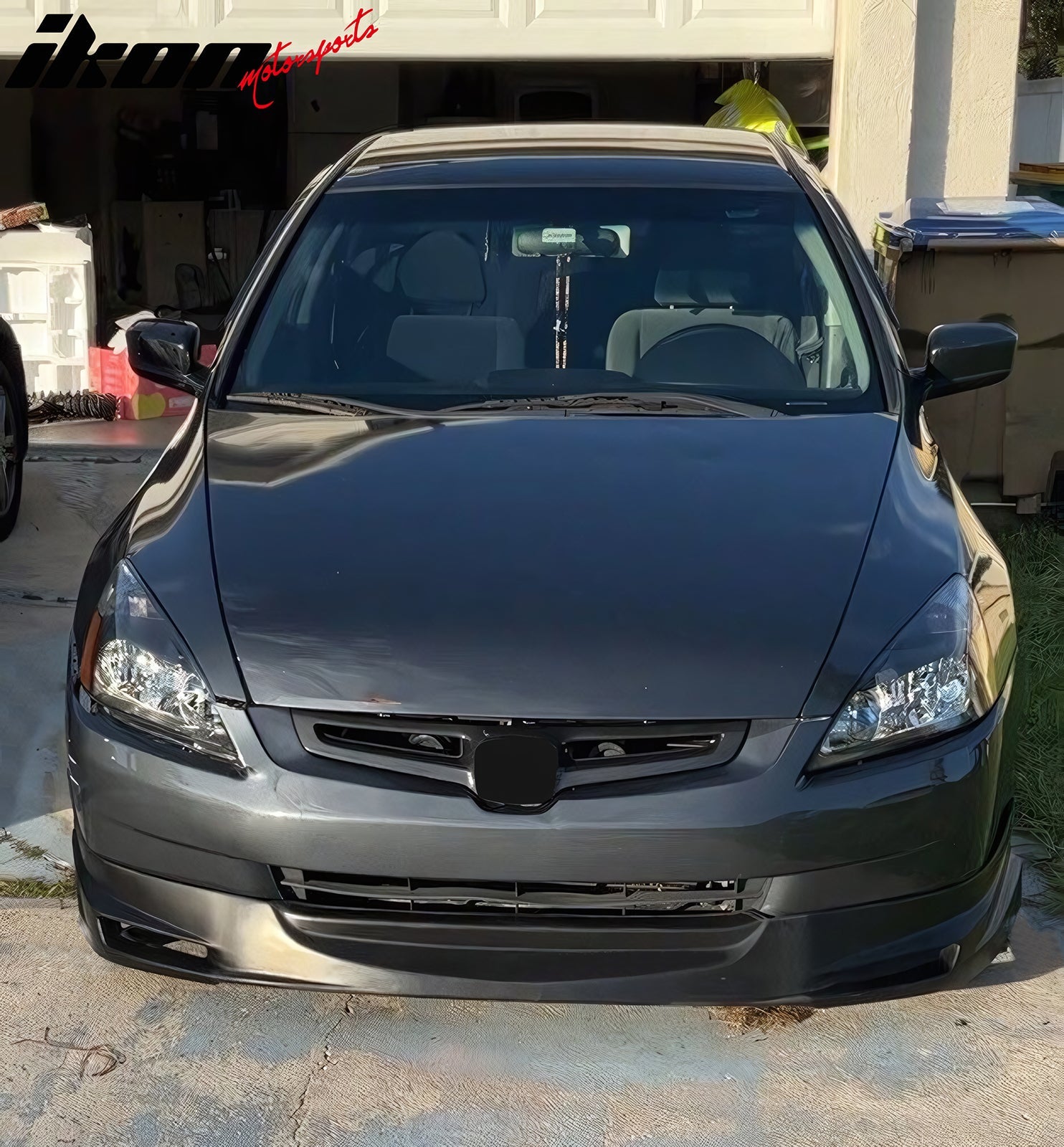2003-2005 Honda Accord Sedan Mugen Unpainted Front Bumper Lip PU