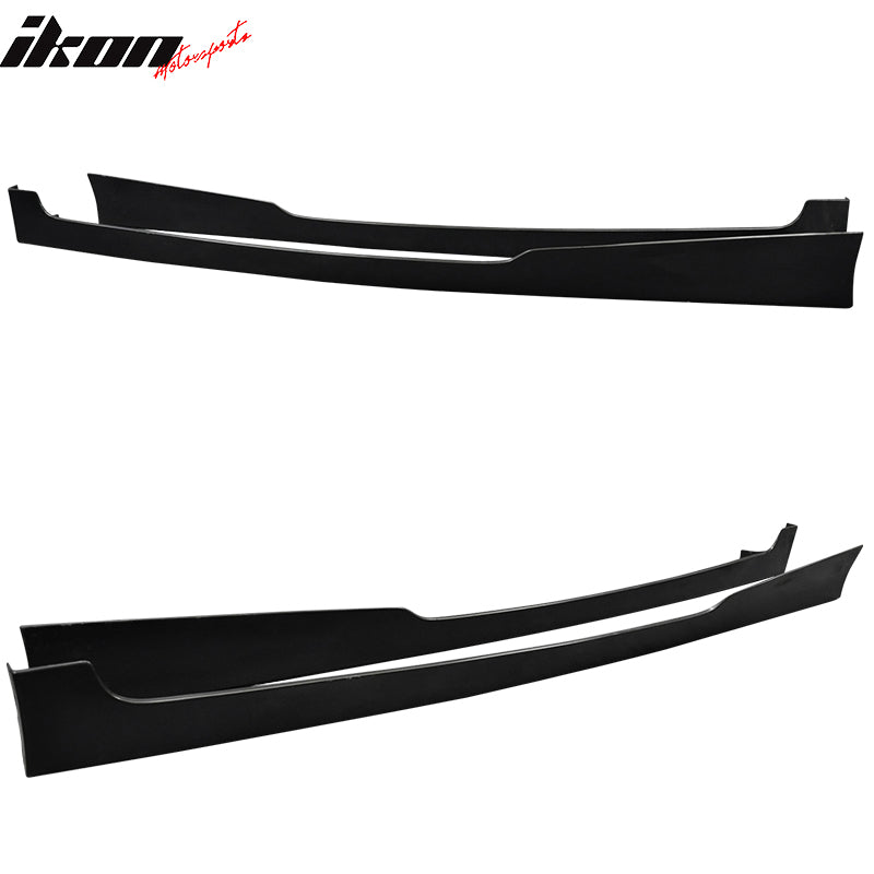 Fits 08-12 Accord 2D HFP Front Bumper Lip+Side Skirts Vents
