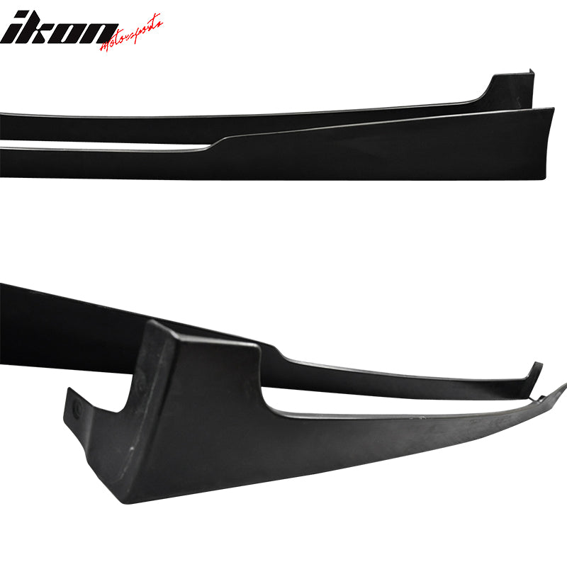Fits 08-12 Accord 2D HFP Front Bumper Lip+Side Skirts Vents