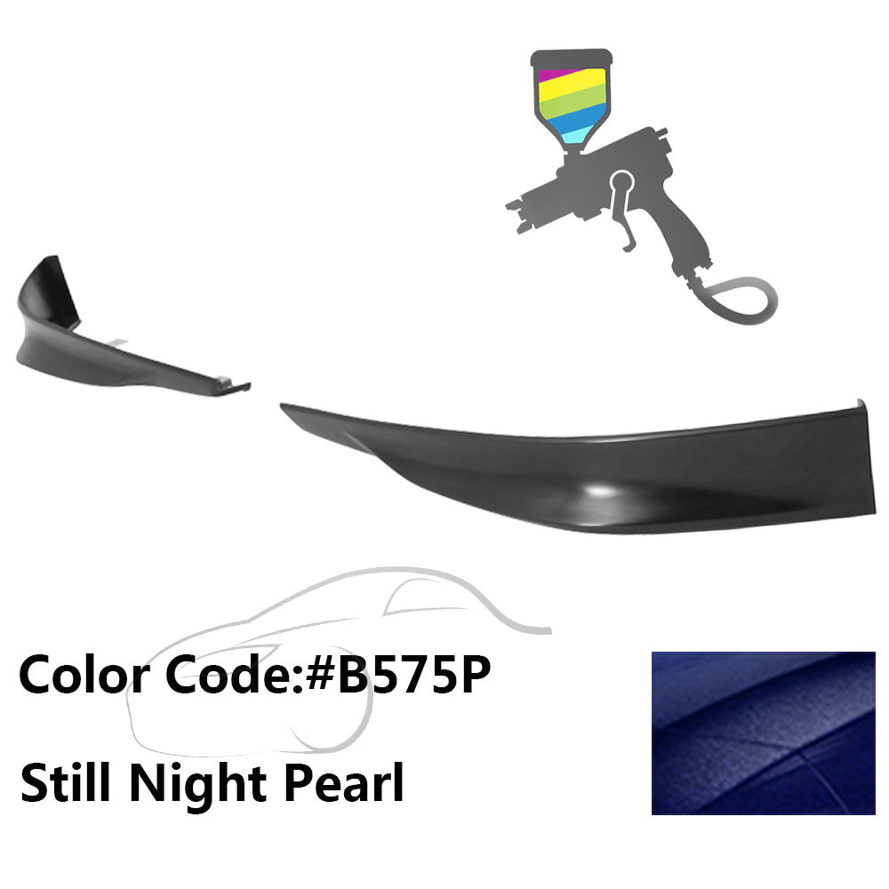 2013-2015 Honda Accord Sedan HFP Style Front Bumper Lip PP 2PC