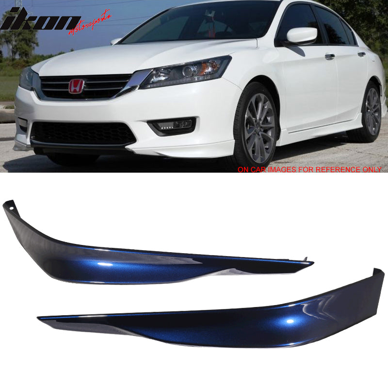 2013-2015 Honda Accord Sedan HFP Style Front Bumper Lip PP 2PC