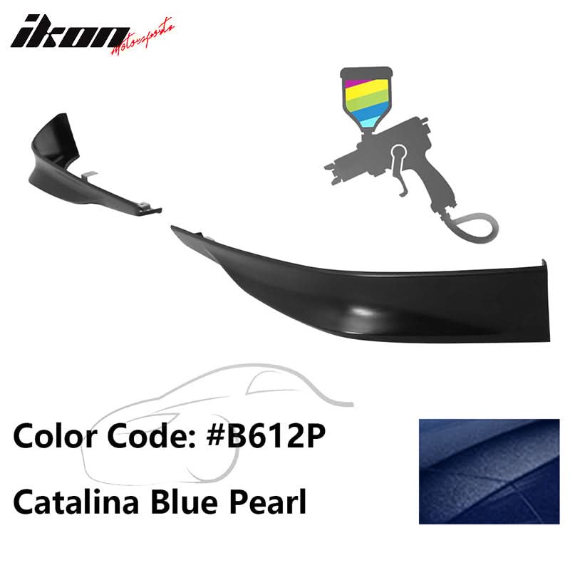 2013-2015 Honda Accord Sedan HFP Style Front Bumper Lip PP 2PC