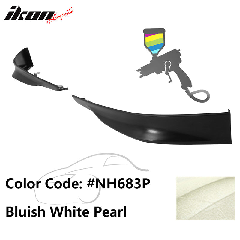 2013-2015 Honda Accord Sedan HFP Style Front Bumper Lip PP 2PC